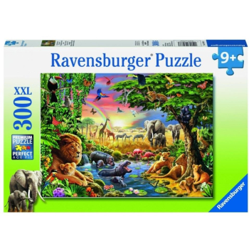 Puzzle 300 Afrykańskie zwierzaki XXL